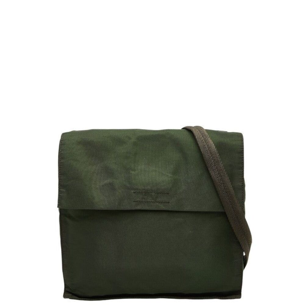Prada Triangle Logo Plate Crossbody Bag